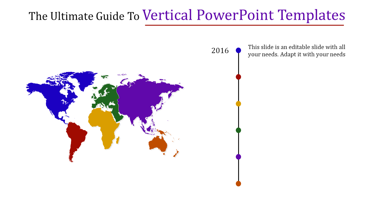 Free - Best Vertical PowerPoint Templates For Presentation 